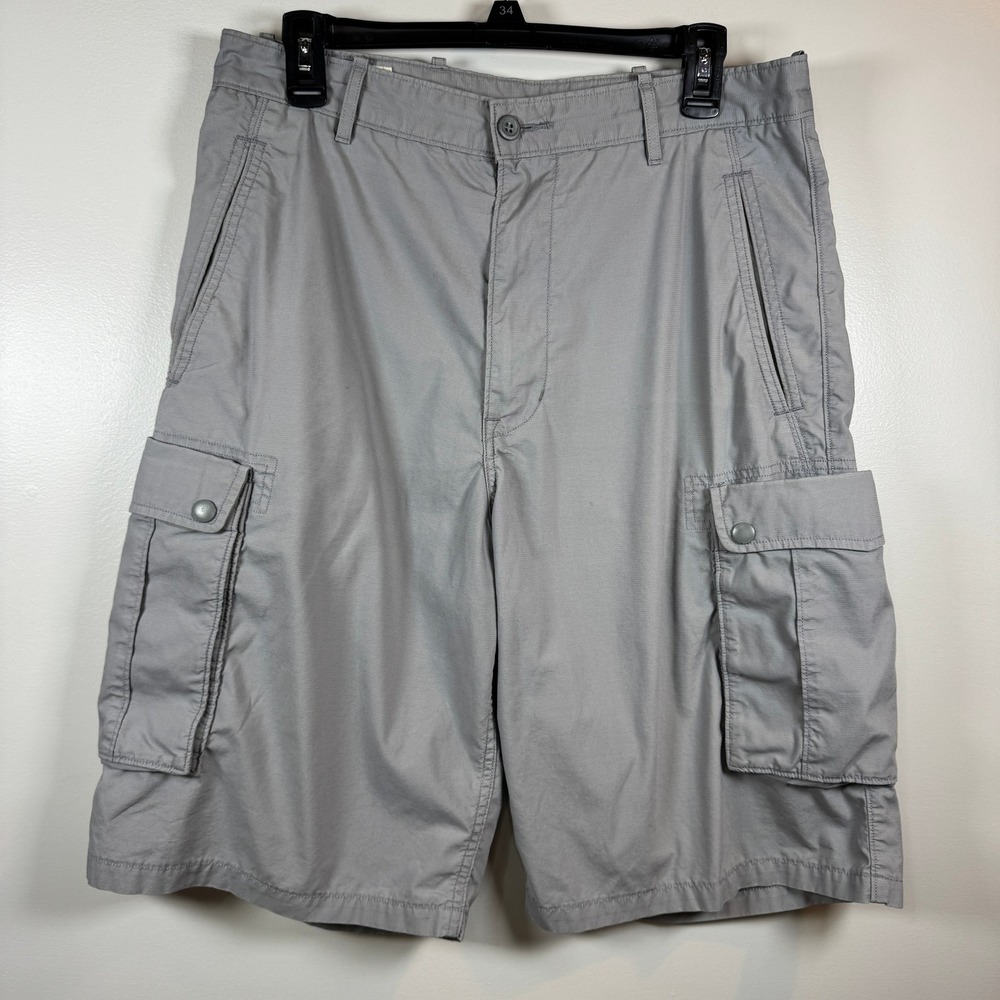 Levis Cargo Utility Shorts‎ Mens 31 Multi Pocket Ripstop Workwear Gorpcore